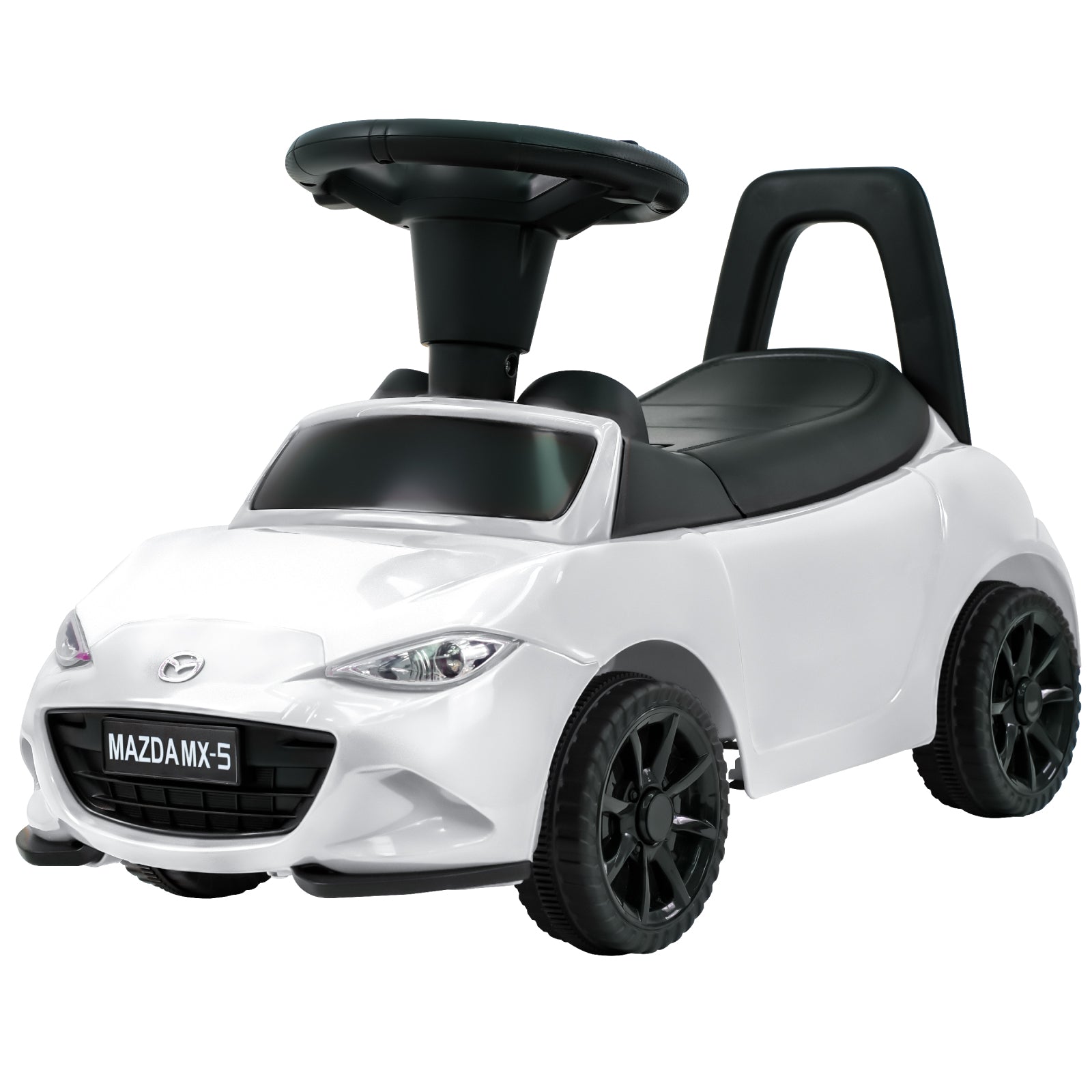 Kids Push Car with Music, Ride-On Toy with Anti-Slip Wheels, Bumper Guards and Horn Button for Fun & Safety