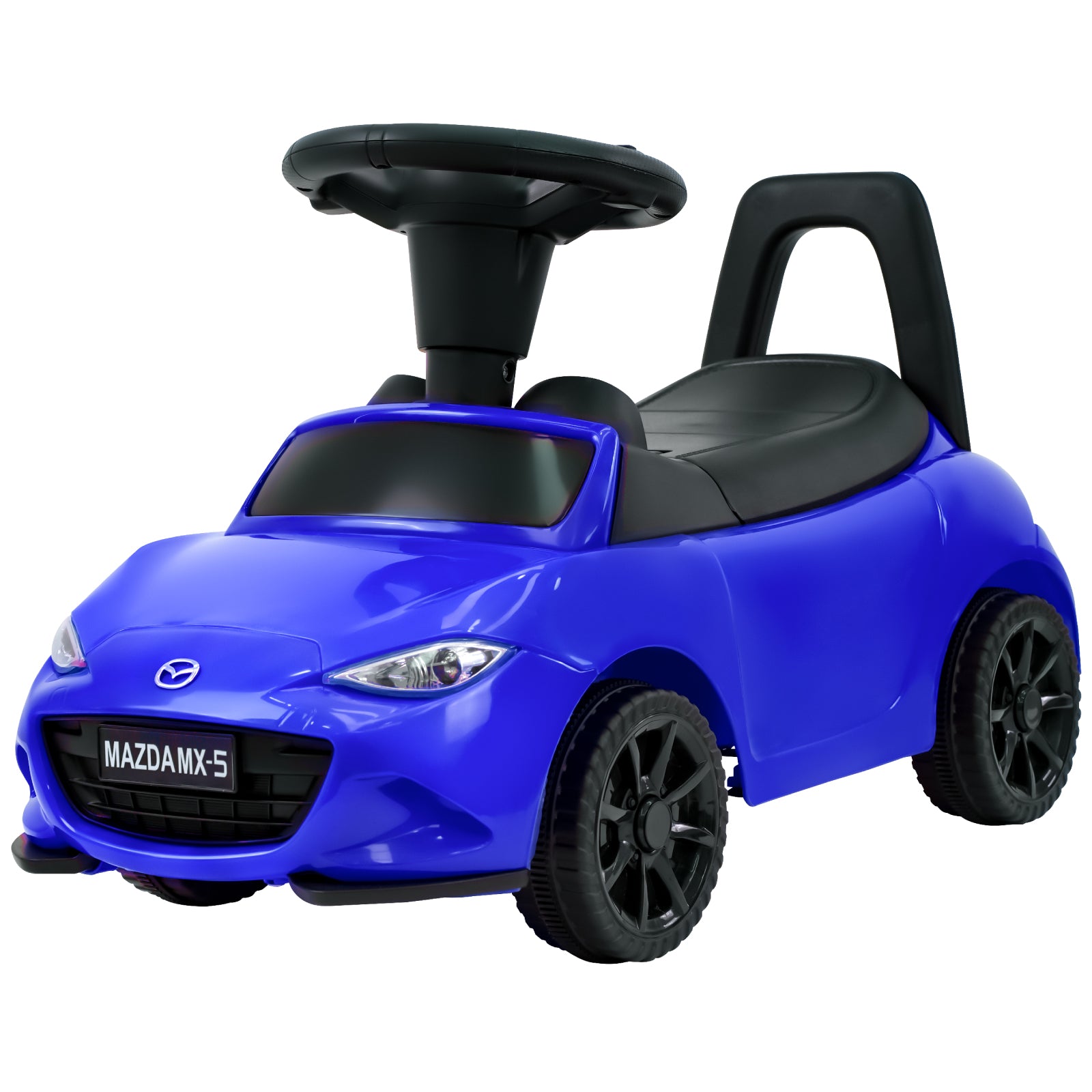 Kids Push Car with Music, Ride-On Toy with Anti-Slip Wheels, Bumper Guards and Horn Button for Fun & Safety